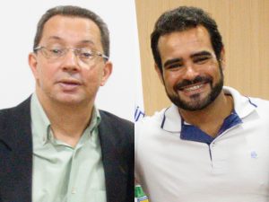 José Ângelo (esq.) e Sady Menezes, eleitos Diretor e Vice-Diretor do ITR/UFRRJ
