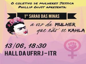 Cartaz - Sarau das Minas - A voz da mulher que não se Khala