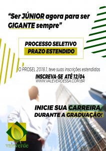 Processo Seletivo Vale Verde SSA